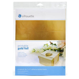 인쇄 가능한 골드 호일 스티커 라벨 Printable Gold Foil